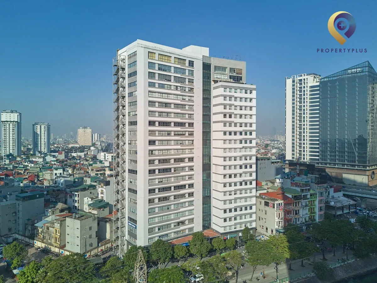 VTC Online office building panoramic view from above.